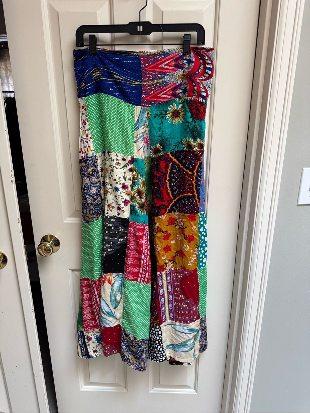 Kathmandu Multicolor Patchwork Wide-Leg Pants - Picture 2 of 10